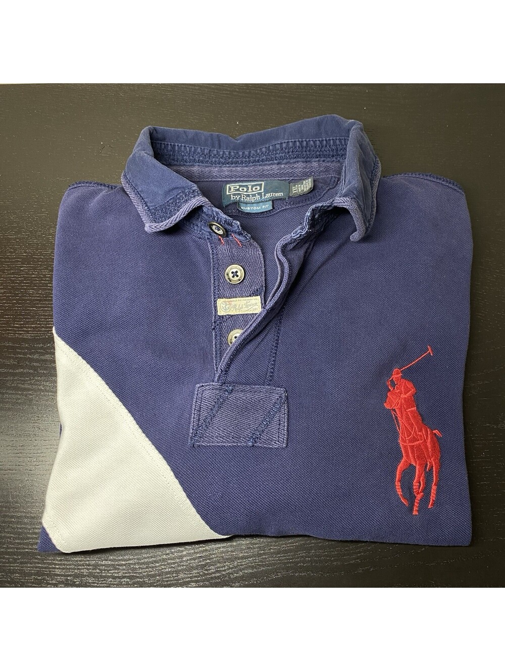 Polo Ralph Lauren Shirt Mens 2XL Blue Big Pony Yacht Club